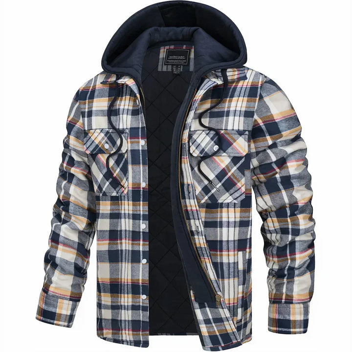 Levoire | Cool Karojacket Orange gris