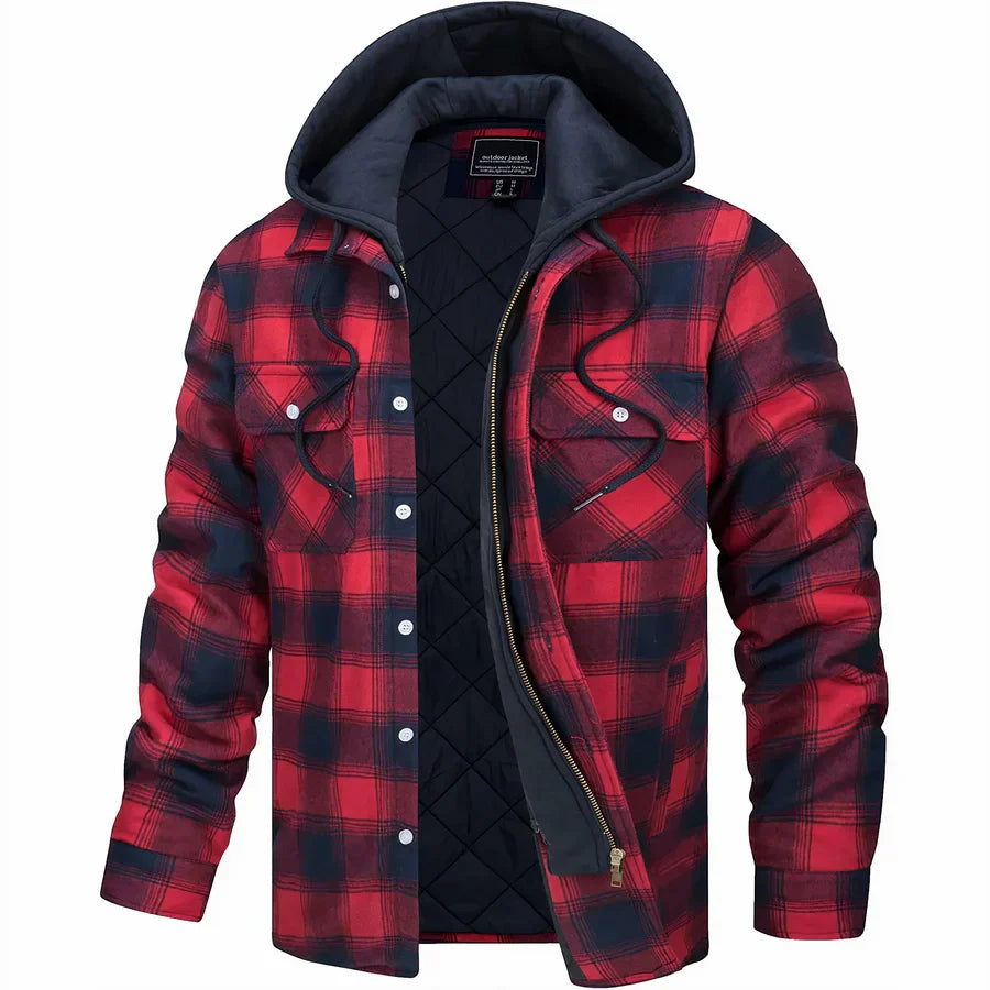 Levoire | Cool Karojacket Rot