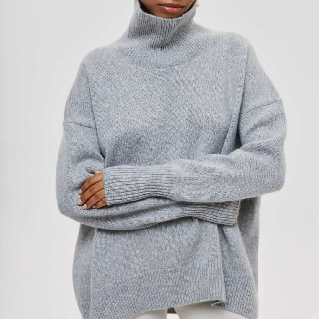 Levoire | Pull À Col Surdimensionné Gris