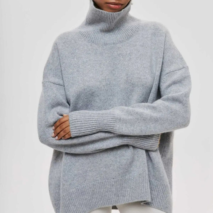 Levoire | Pull À Col Surdimensionné Gris