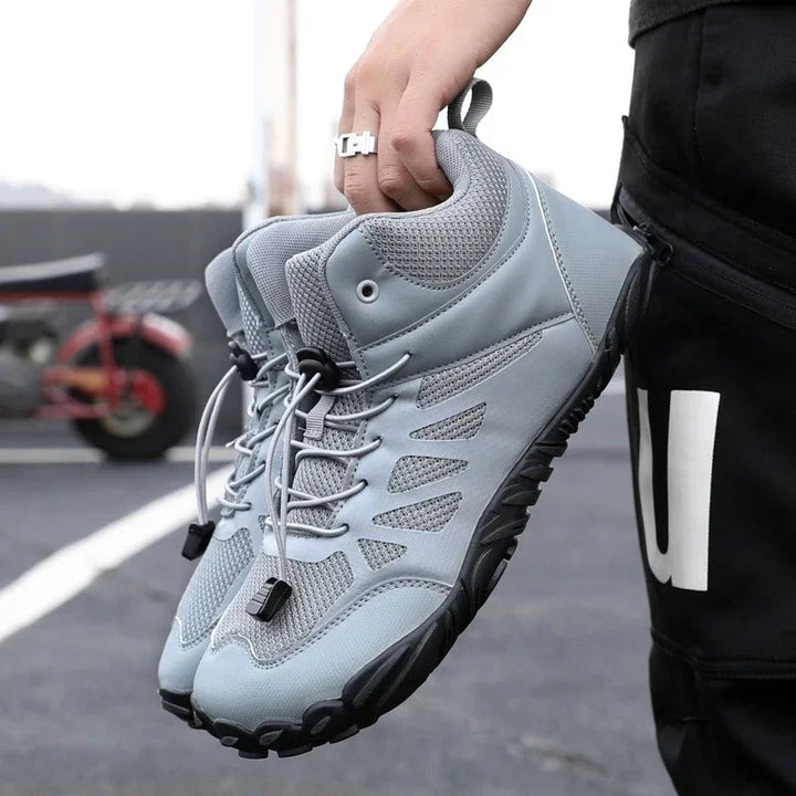Levoire | Bottes Mi-Hauteur Luxe À Semelle Souple Pour Femmes Et Hommes Gris