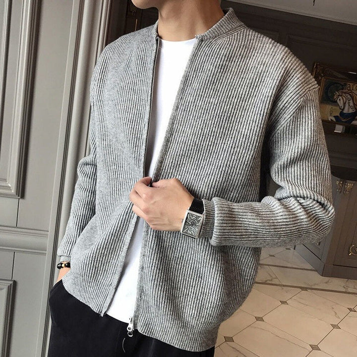 Levoire | Veste À Fermeture Éclair Pour Hommes Gris