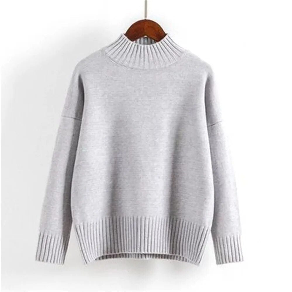 Levoire | Doux Pull Look Cachemire une taille Gris