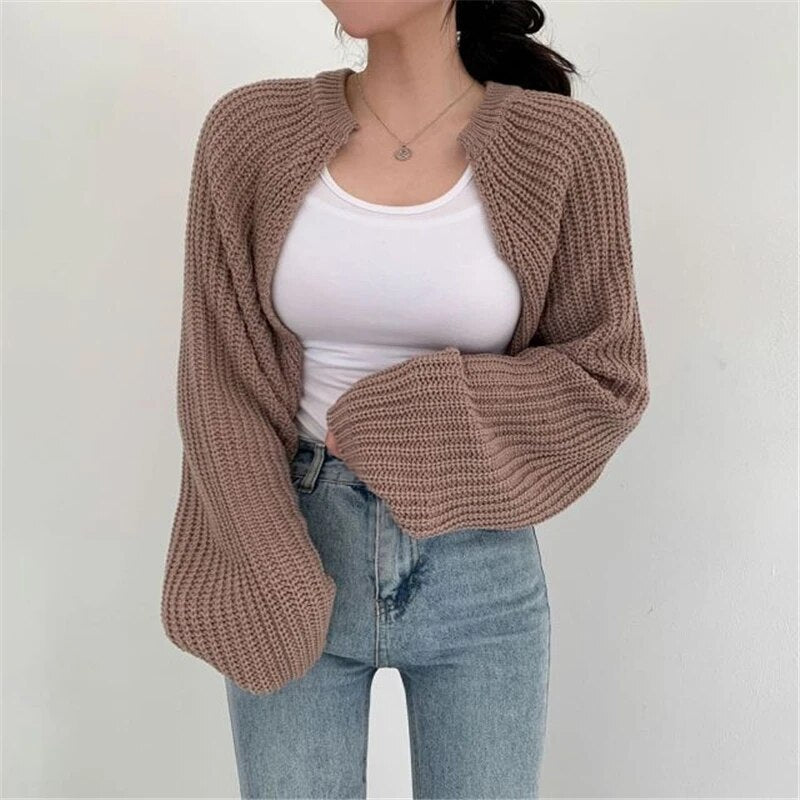 Levoire | Court Gilet Tricoté une taille