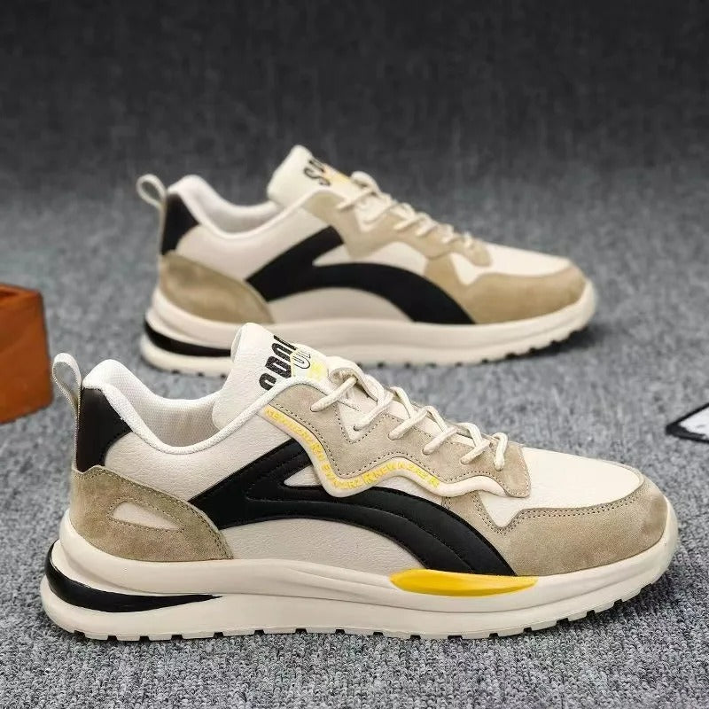 Levoire | Style Sport Chaussures Pour Hommes Plates Respirantes Braun