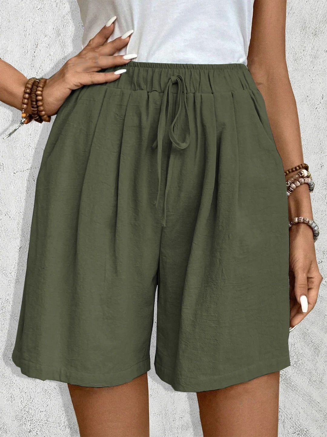 Levoire | Shorts À Taille Haute Et Conscient De La Coupe Vert