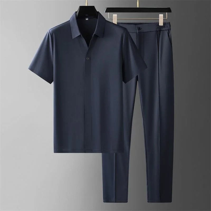 Levoire | Ensemble chic en deux pièces Bleu