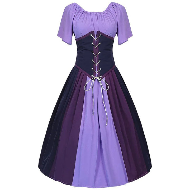 Levoire | Luxe Dirndl-Lacet Avec Manches Bouffantes. Lilas