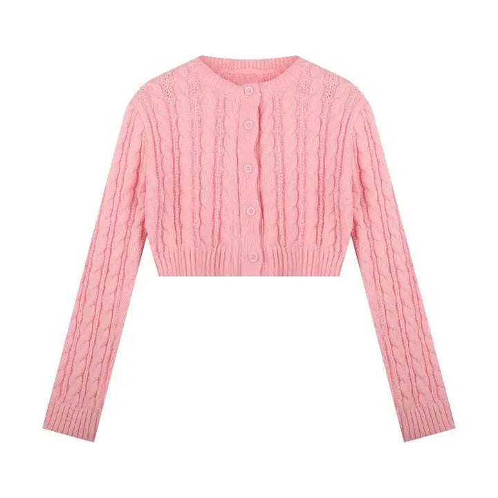 Levoire | Veste En Tricot Courte une taille Rosa