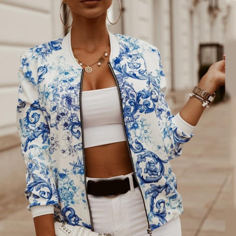 Levoire | Vin D'Honneur Élégante Veste Mi-Longue Pour Femmes Bleu