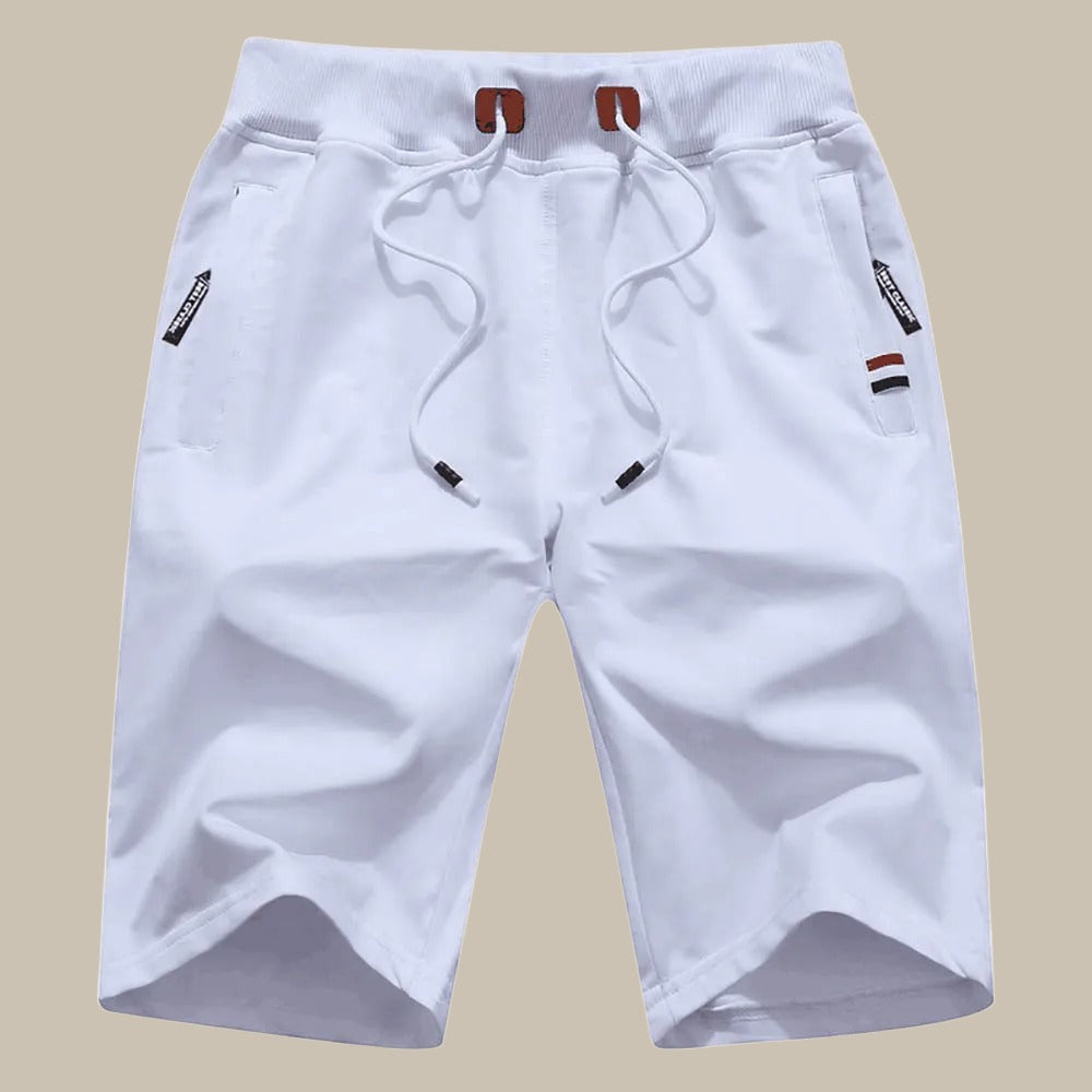 Levoire | Shorts De Sport Pour Hommes blanc