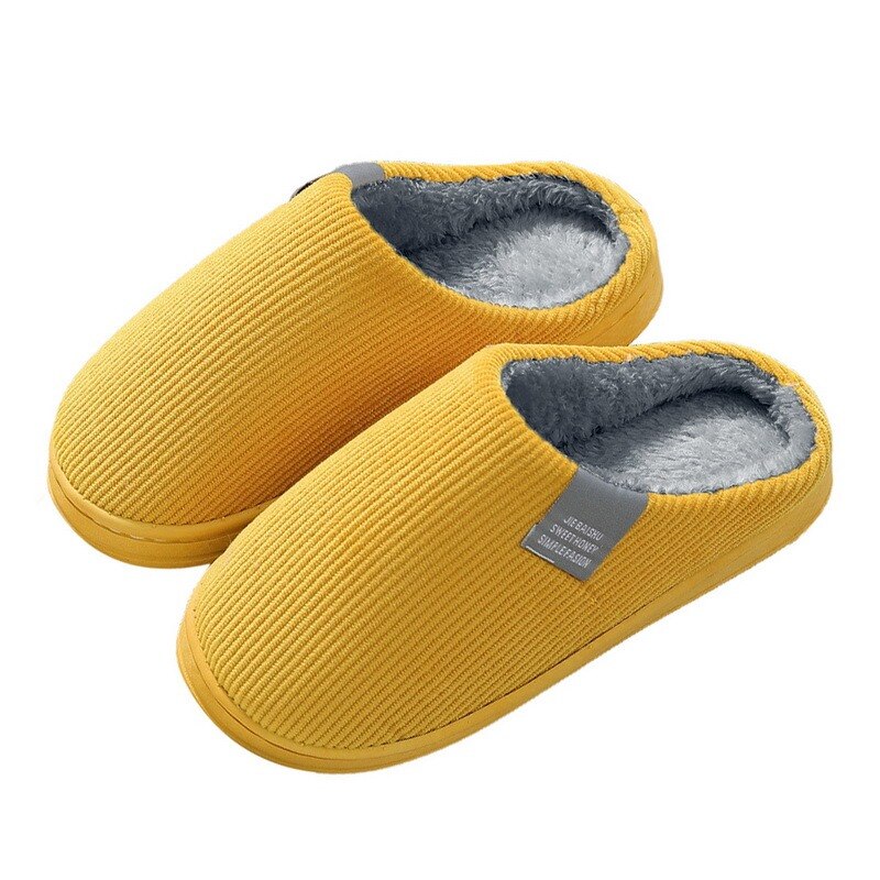 Levoire | Chaussons Douillets Isolés Pour Femmes Et Hommes Jaune