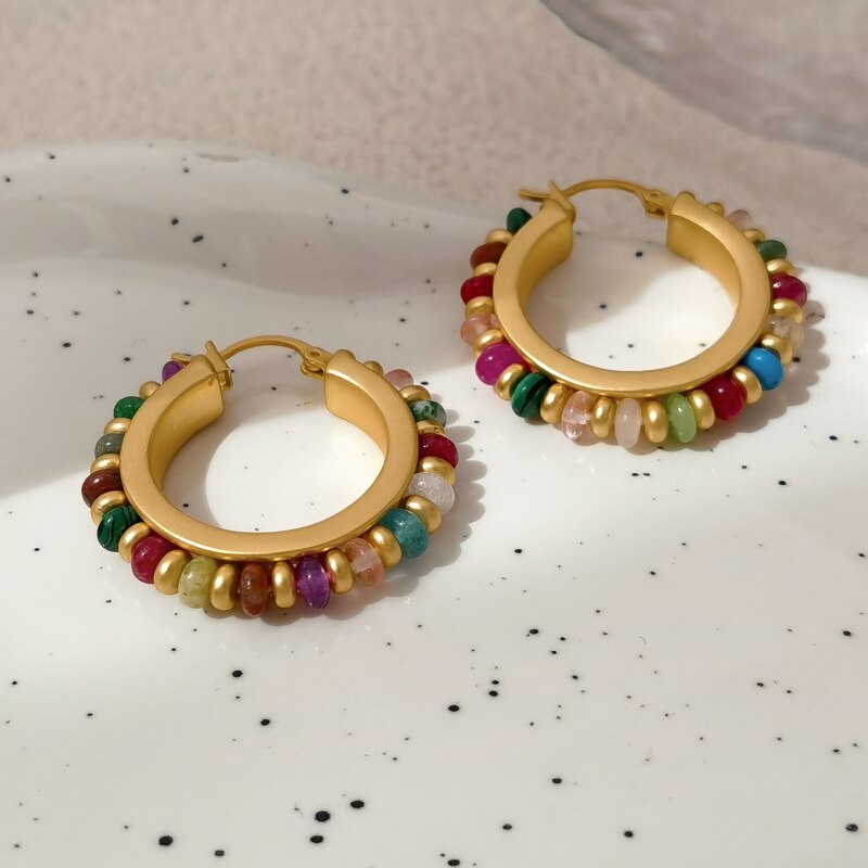 Levoire | Statement Boucles D'oreilles Femmes Multicolore