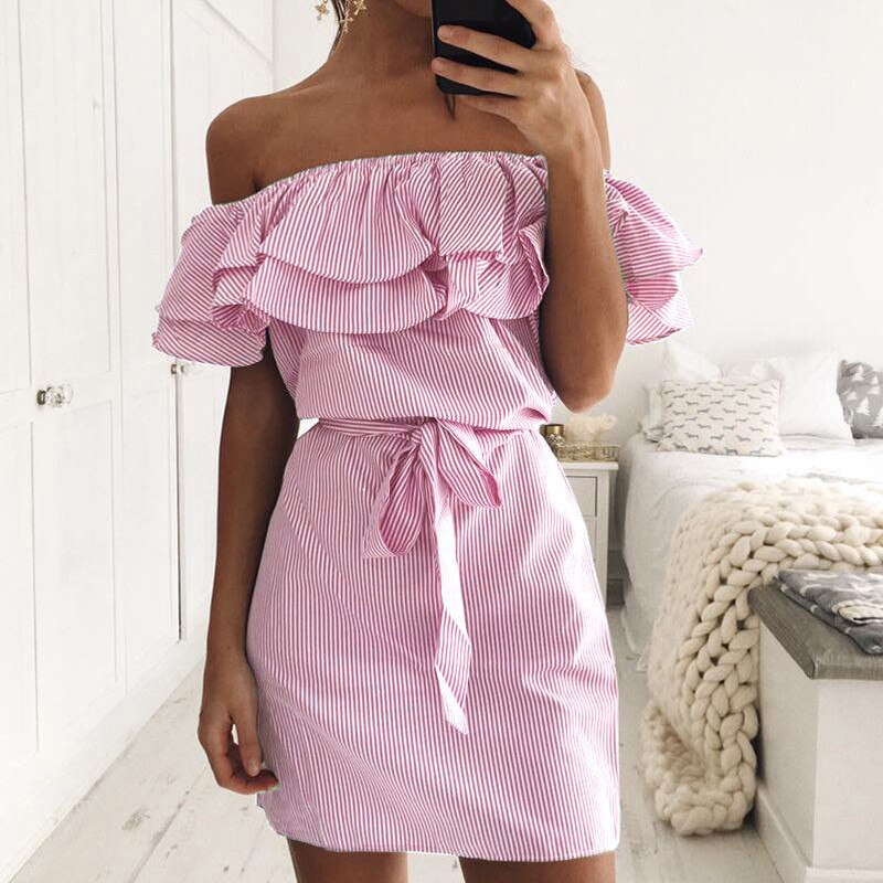 Levoire | Robe sans manches pour femmes Rose