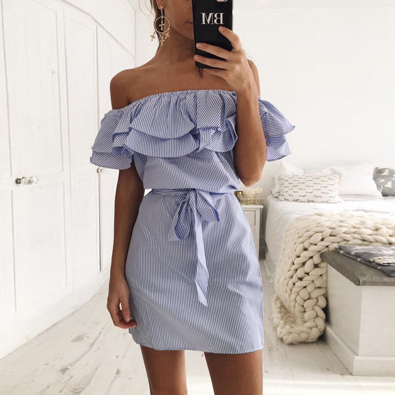 Levoire | Robe sans manches pour femmes Bleu