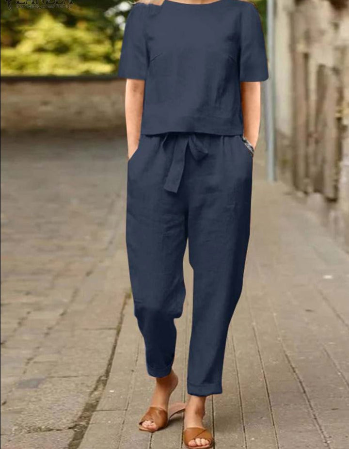 Levoire | Tenue Dt Avec Nuds Bleu (Seulement 3 pièces disponibles à ce prix)