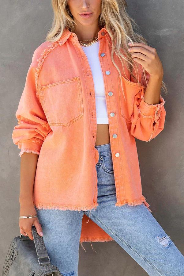 Levoire | Veste En Denim Colorée Polyvalente Felicity