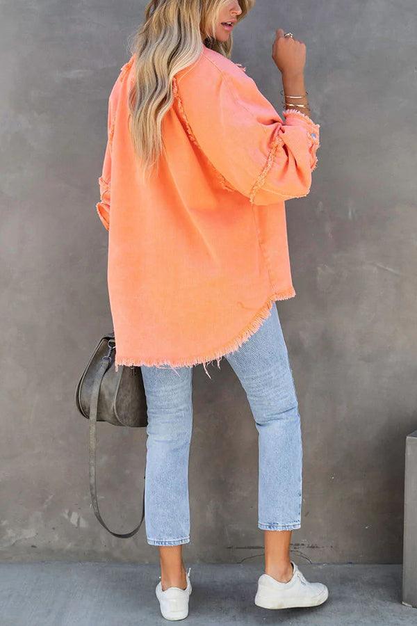 Levoire | Veste En Denim Colorée Polyvalente Felicity