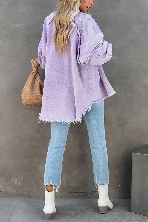 Levoire | Veste En Denim Colorée Polyvalente Felicity