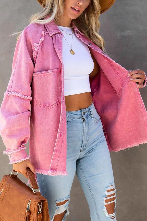 Levoire | Veste En Denim Colorée Polyvalente Felicity