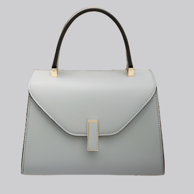 Levoire | Sac À Main En Cuir Vegan Européen Élégant Parfait Pour Des Looks De Jour À Nuit Bleu poussière