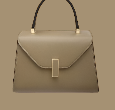 Levoire | Sac À Main En Cuir Vegan Européen Élégant Parfait Pour Des Looks De Jour À Nuit Taupe
