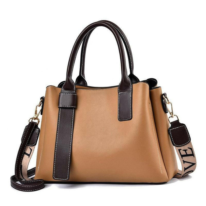 Levoire | Sac Fourre-Tout En Cuir Vegan Avec Poche En Silt Braun
