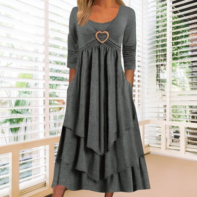 Levoire | Robe élégante Gris foncé