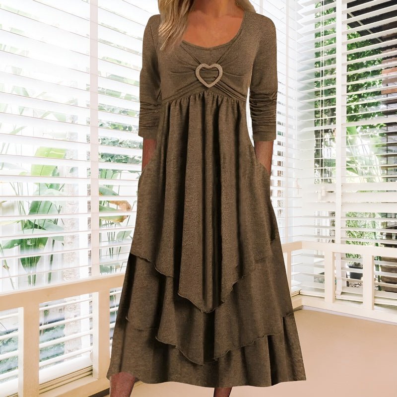 Levoire | Robe élégante Marron
