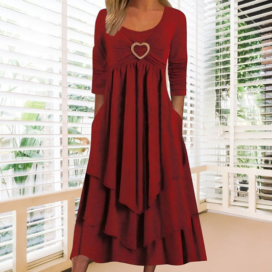 Levoire | Robe élégante Rouge