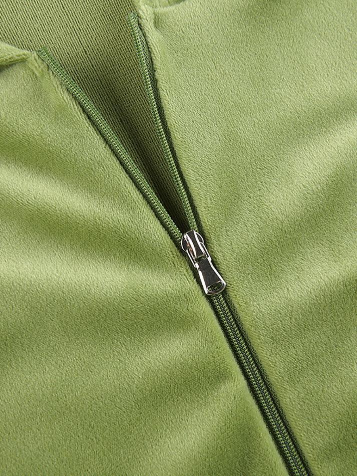 Levoire | Sweat À Capuche Zippé En Velours