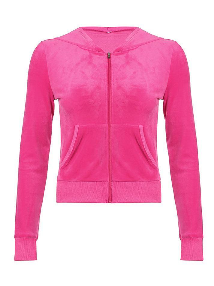 Levoire | Sweat À Capuche Zippé En Velours