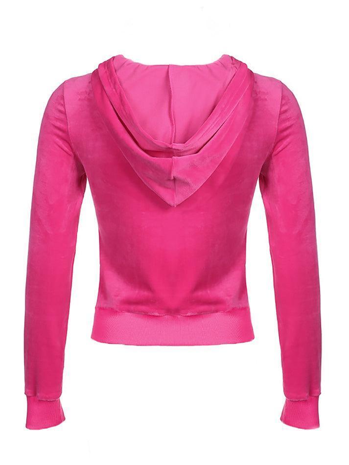 Levoire | Sweat À Capuche Zippé En Velours