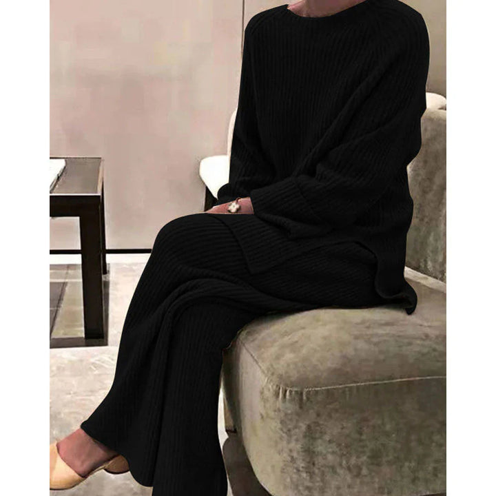 Levoire | Ensemble En Tricot Pour Femmes Noir