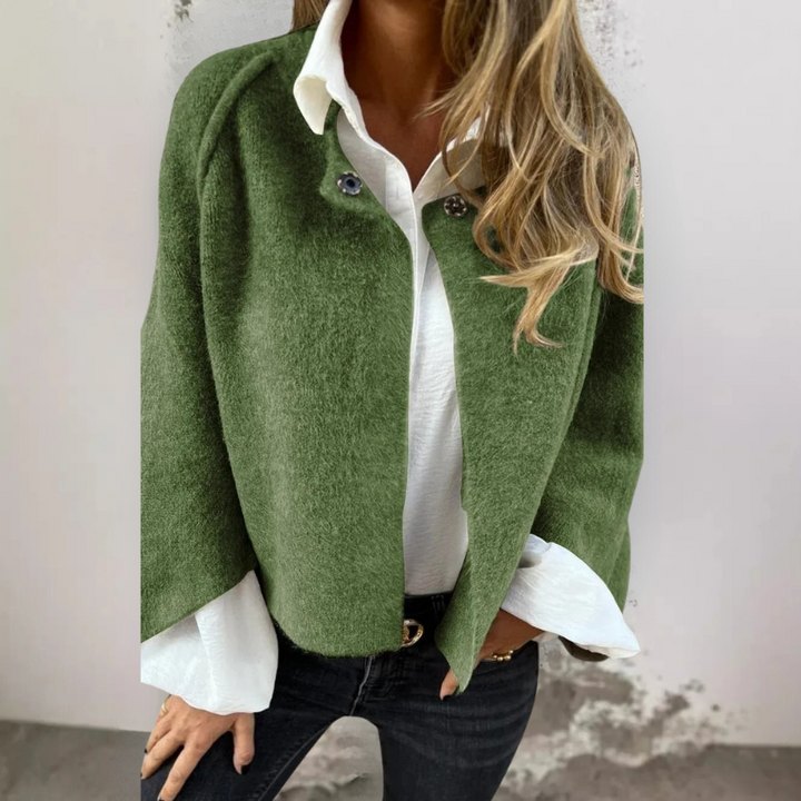 Levoire | Douce Veste Détendue Vert