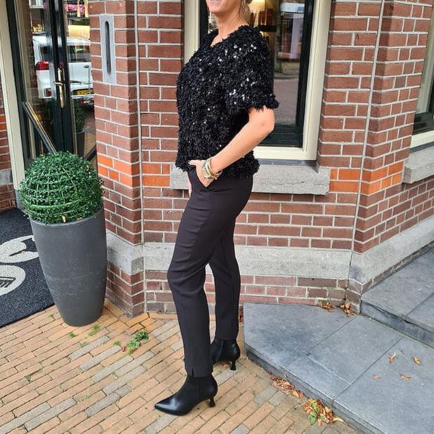 Levoire | T-Shirt Glamour Avec Plumes Et Paillettes
