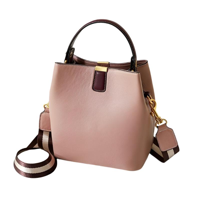 Levoire | Sac Seau Polyvalent En Cuir Fendu Résistant Champagne