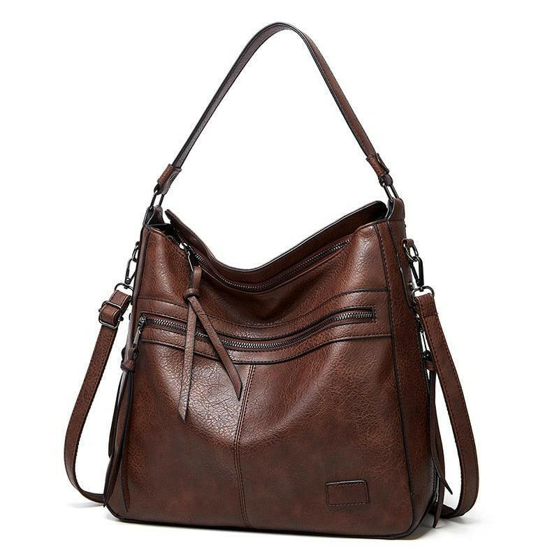 Levoire | Sac À Main Polyvalent Avec Compartiment Pour Téléphone Et Soie Café