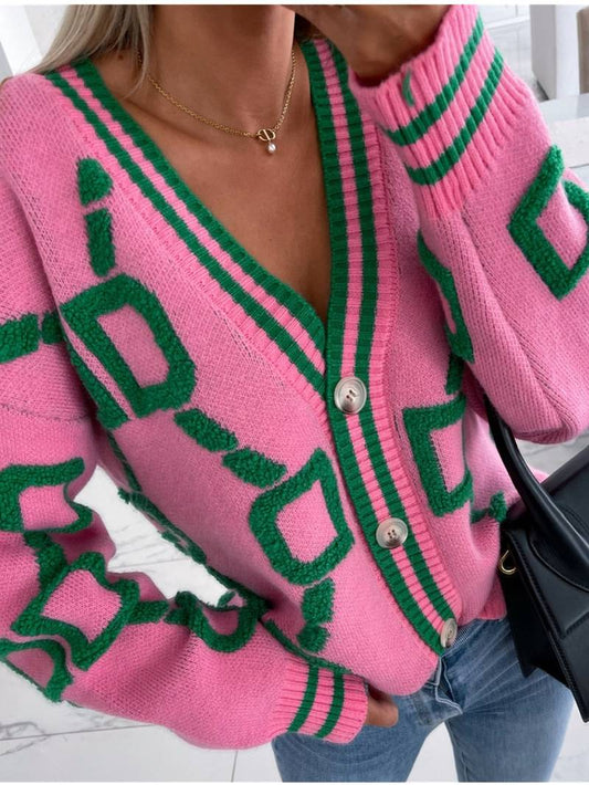 Levoire | Cardigan tricoté à col en V