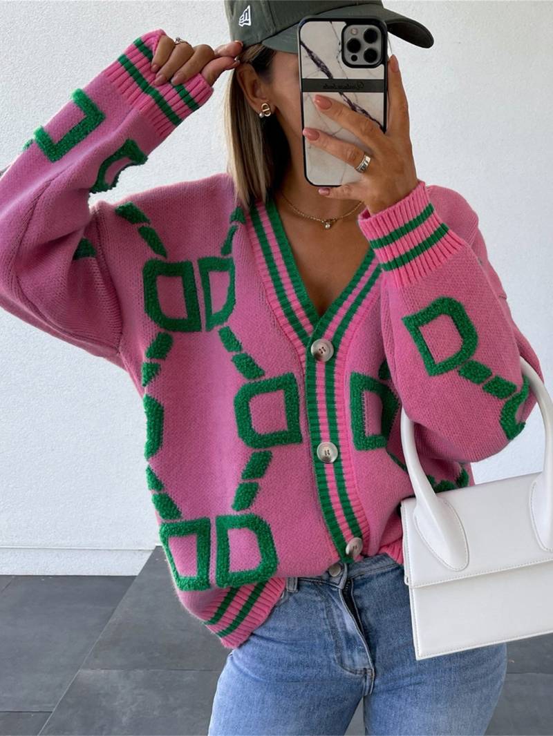 Levoire | Cardigan tricoté à col en V