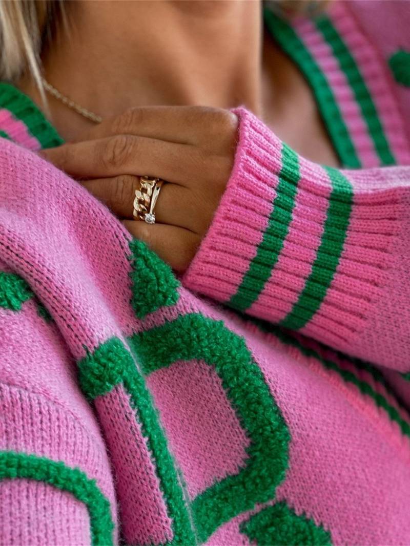 Levoire | Cardigan tricoté à col en V