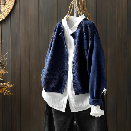Levoire | Pull en maille doux Bleu