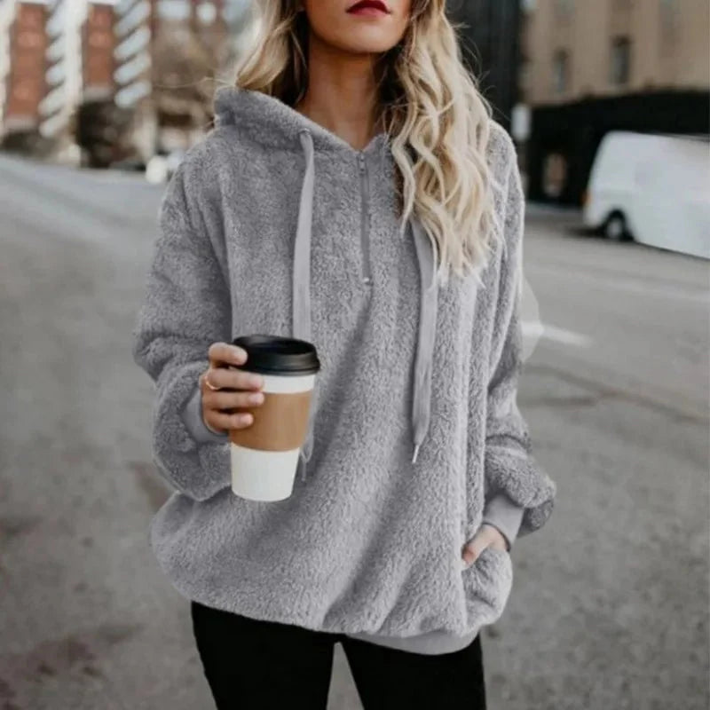 Levoire | Sweat À Capuche Plus Chaud Gris clair