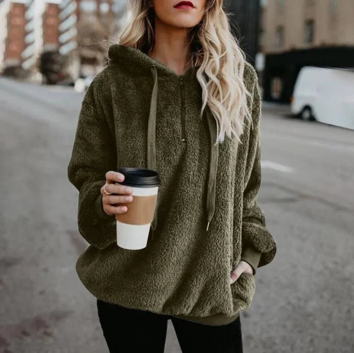 Levoire | Sweat À Capuche Plus Chaud vert olive