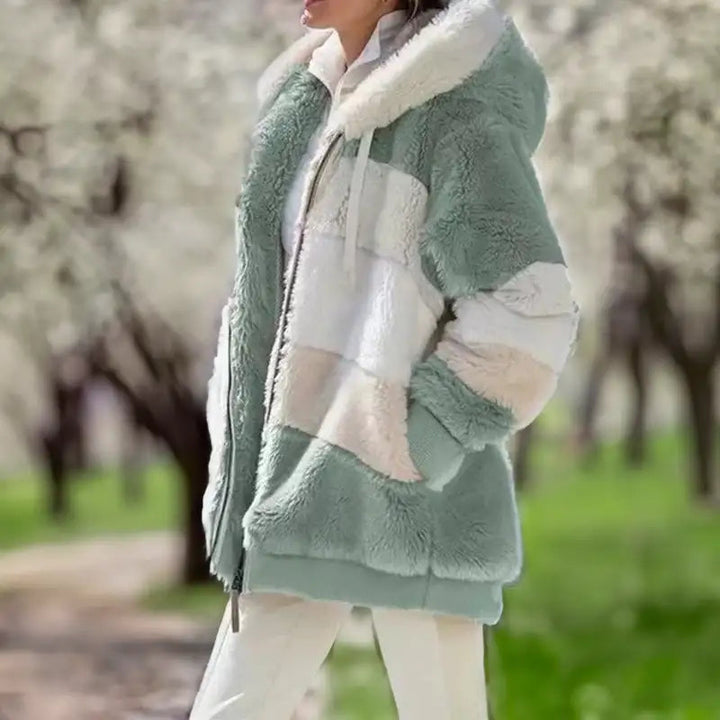 Levoire | Veste - Veste En Polaire Ultra Douce Avec Capuche Boreales Gris