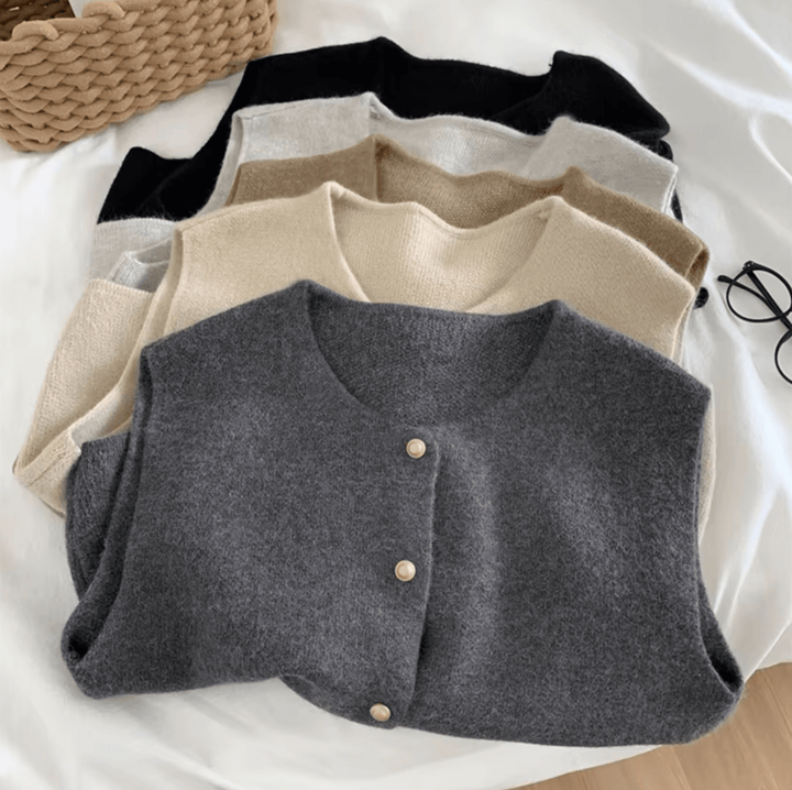 Levoire | Gilet Sans Manches En Fin Tricot Pour Femmes