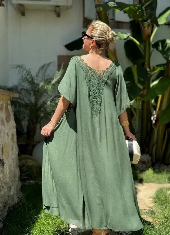 Levoire | Robe Coton Lin Coupe Fluide
