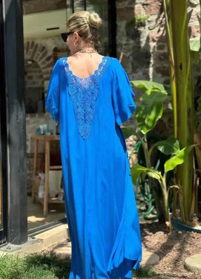 Levoire | Robe Brodée Chic En Tissu Léger