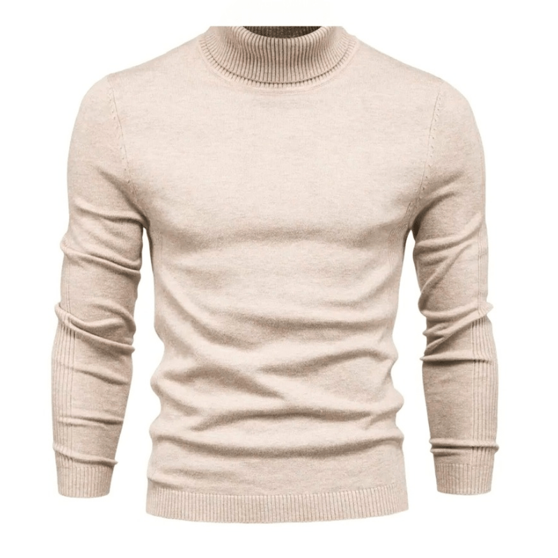 Levoire | Pull Col Roulé Chaud Homme Ambre