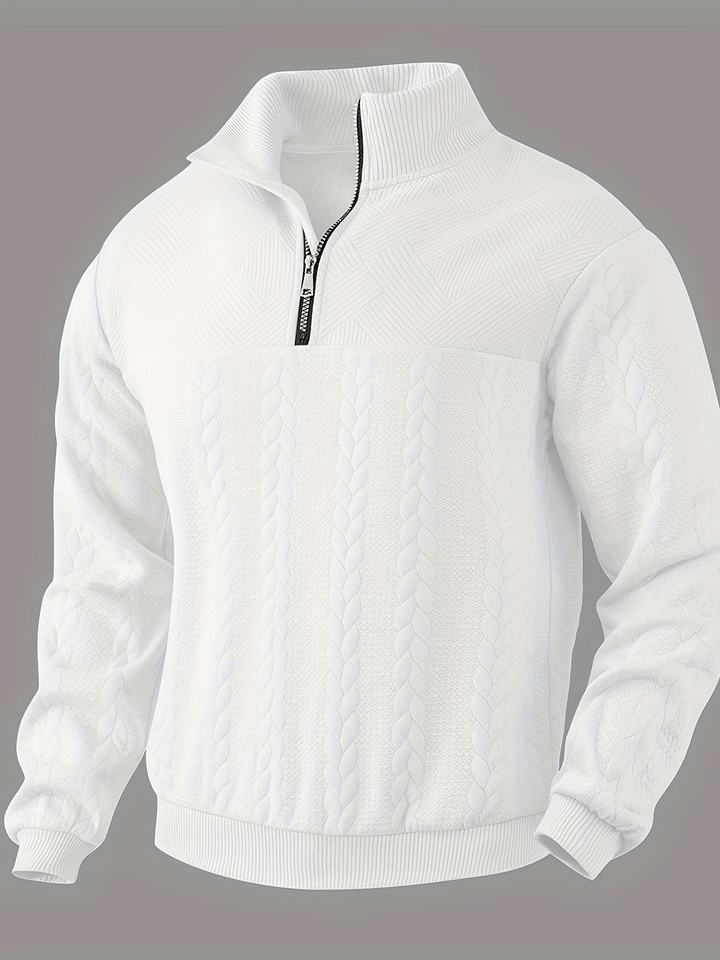 Levoire | Pull Vintage Classique Homme Blanc